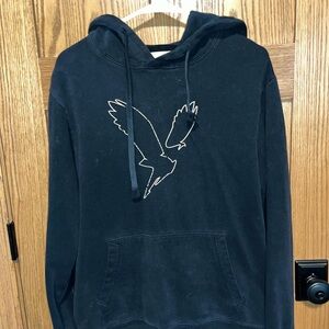 Black American eagle hoodie